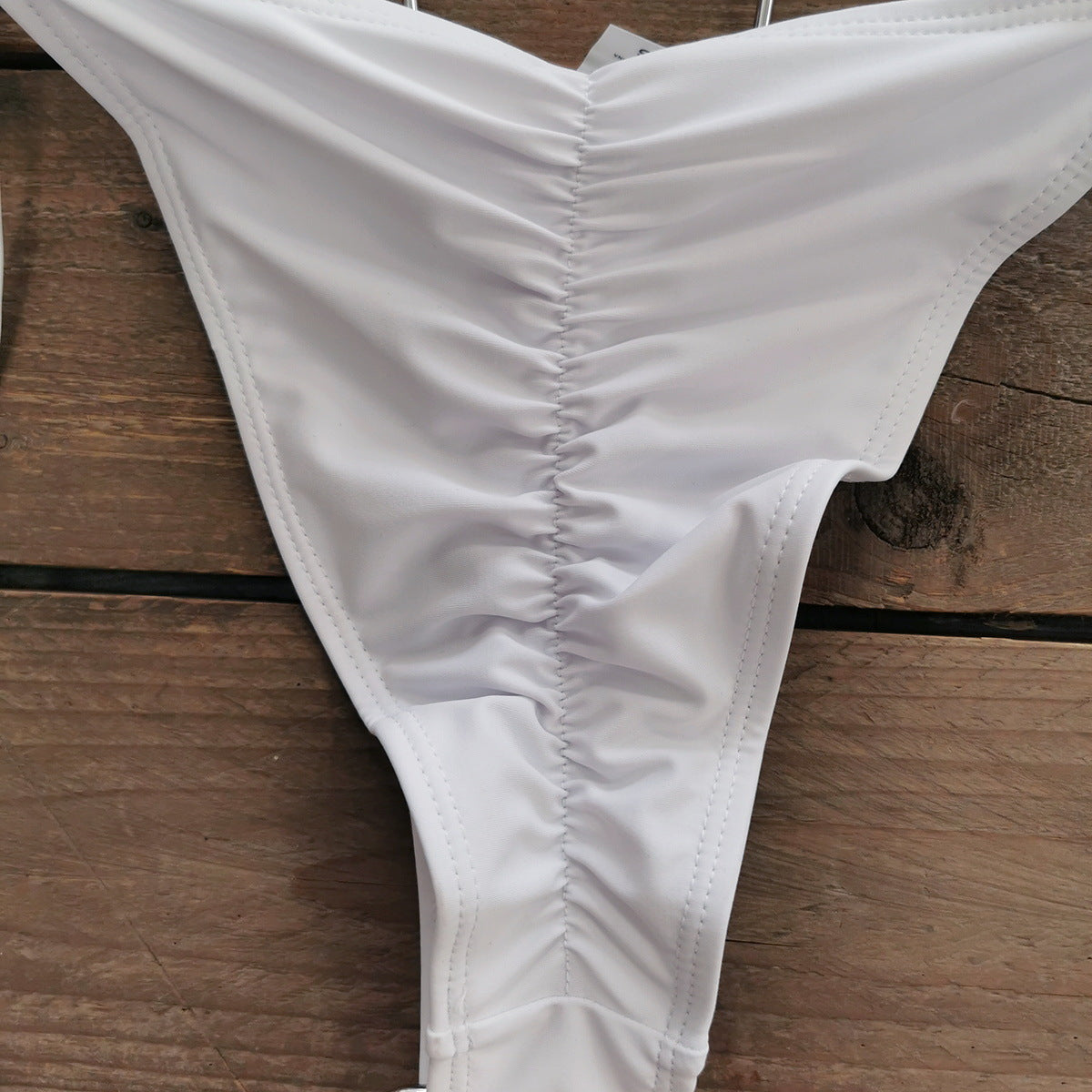 White ringstone bikini