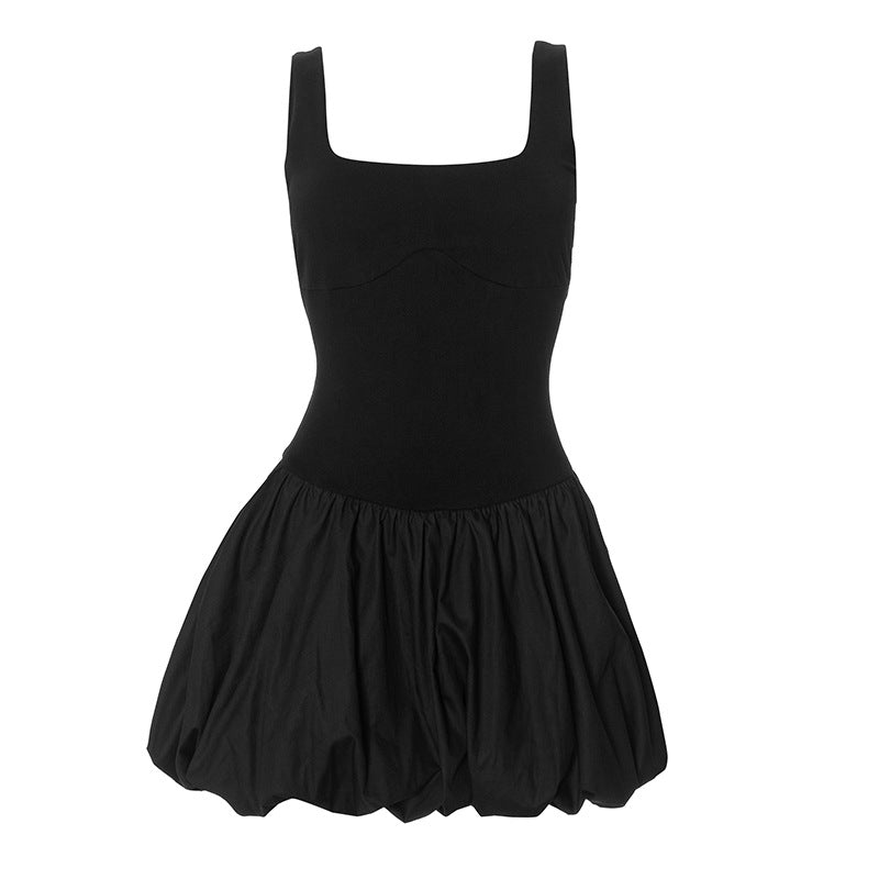 Black bowl short dress
