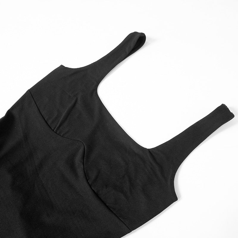 Black bowl short dress