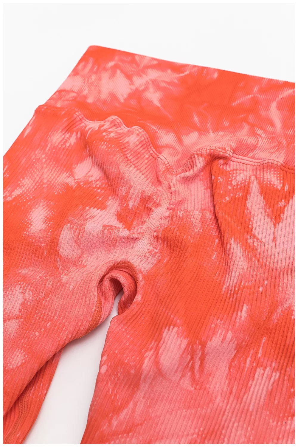 Tie Dye Orange Yoga Wear Leggings