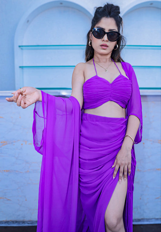 Lilac Purple Beach Wear