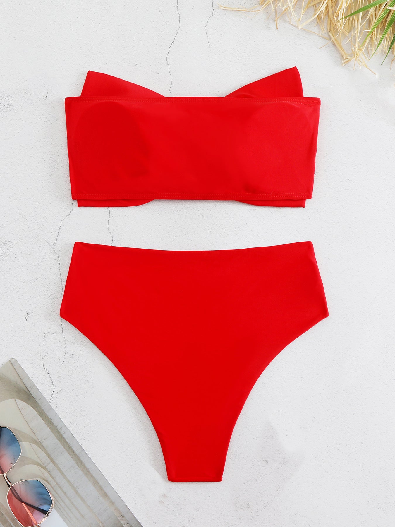 Red bow bikini