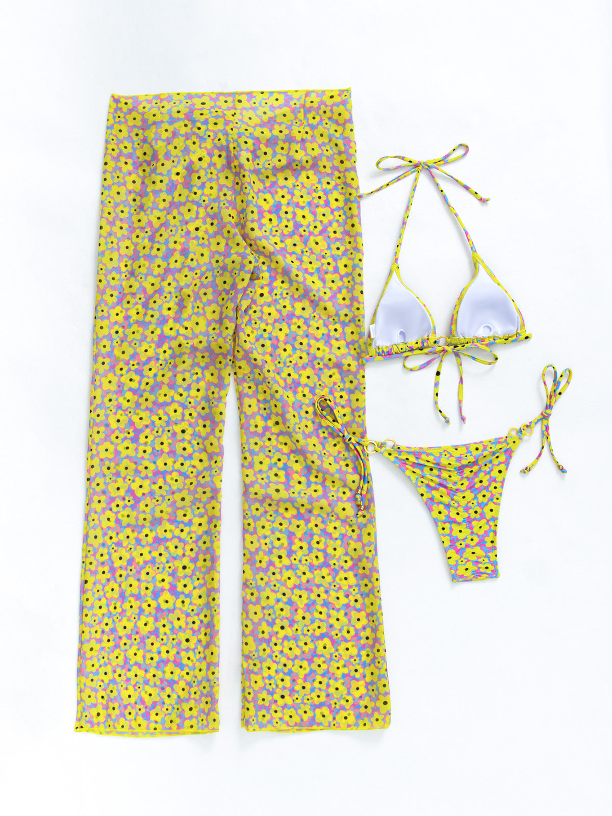 Garden print pant set