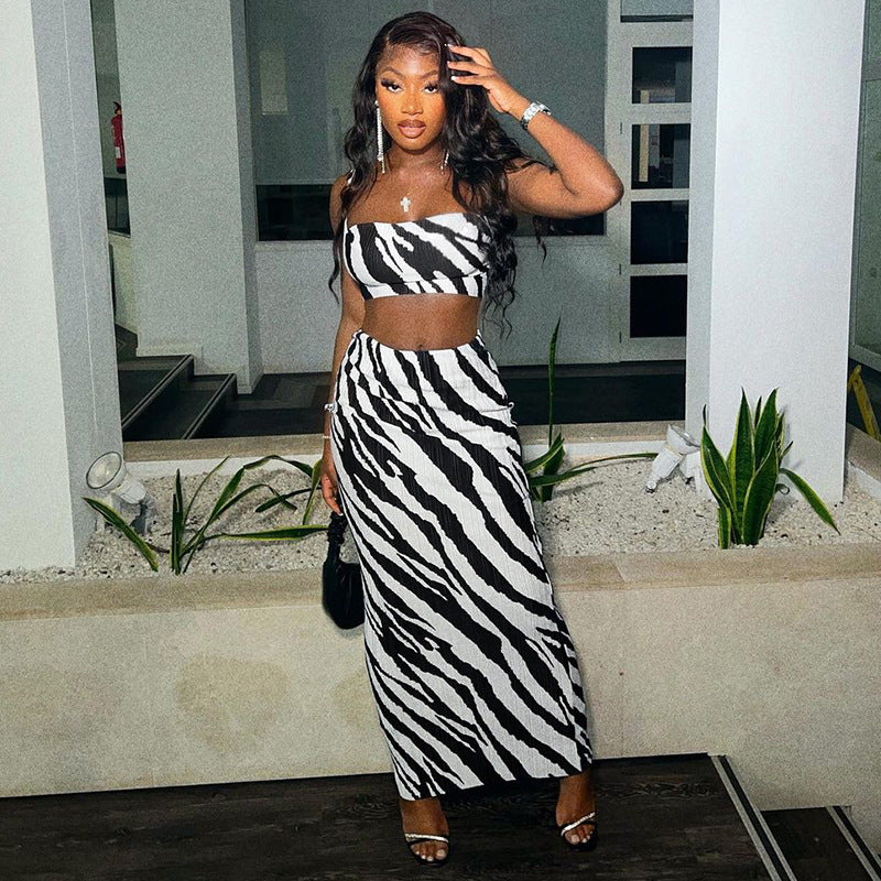 Zebra Print Fashionable Dress